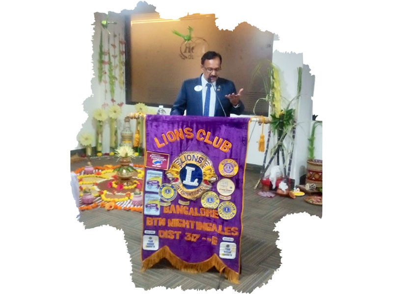 Lion's Club Bangalore Banner